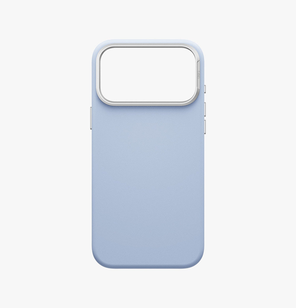 UNIQ Lyden MagClick Vegan Leather iPhone 18 Pro Max Case – Frost Blue - image 5