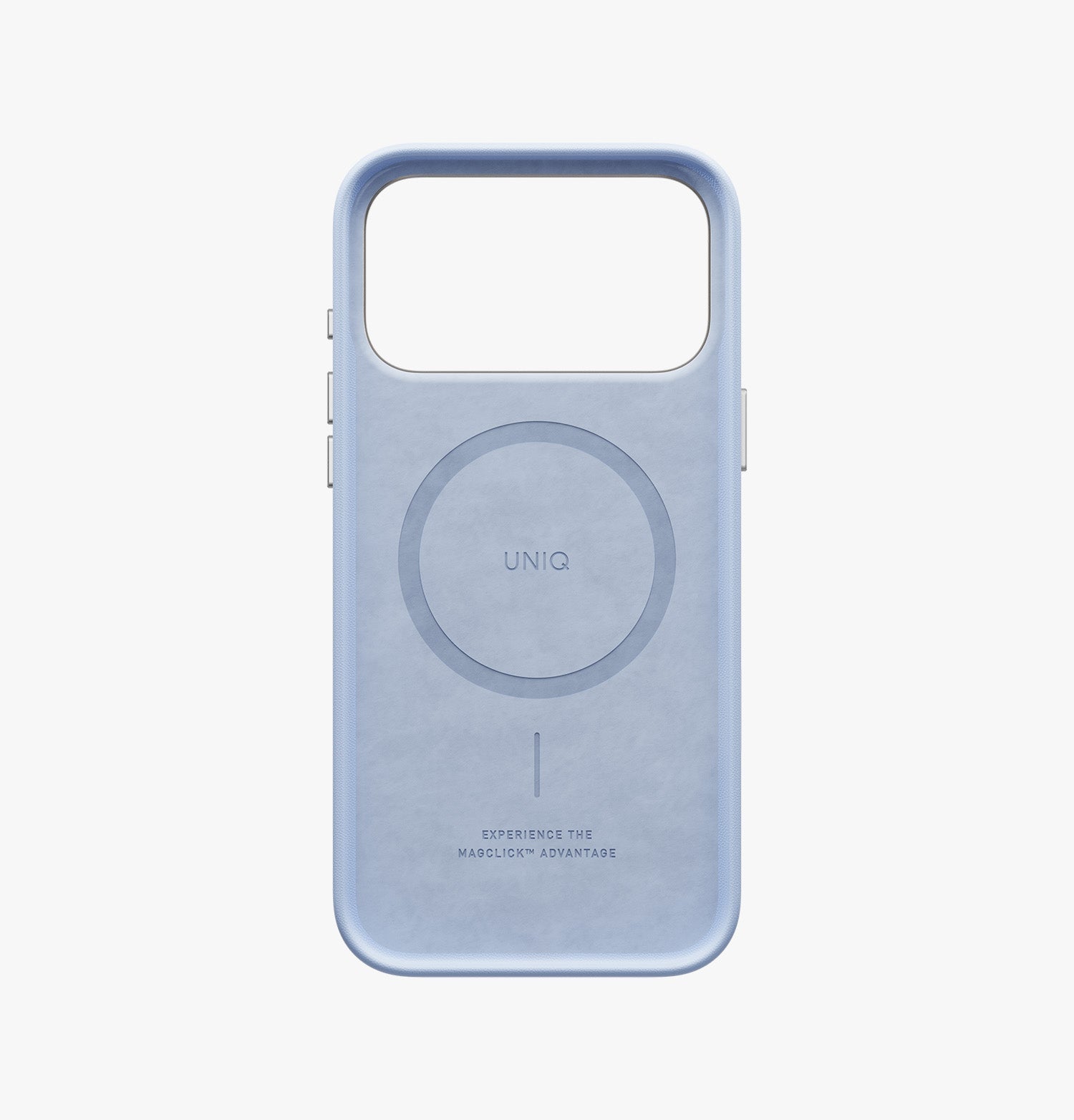 UNIQ Lyden MagClick Vegan Leather iPhone 18 Pro Max Case – Frost Blue - image 6