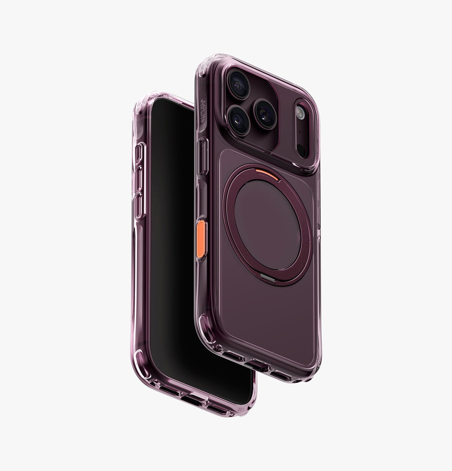UNIQ Swivix 360 Rotating Kickstand iPhone 18 Pro Case – Deep Burgundy - image 1