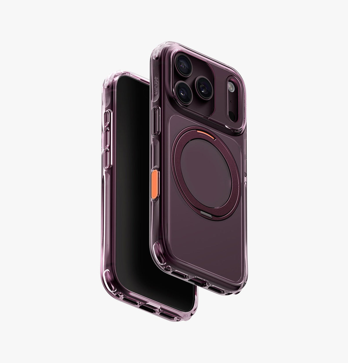 UNIQ Swivix 360 Rotating Kickstand iPhone 18 Pro Case – Deep Burgundy - image 1
