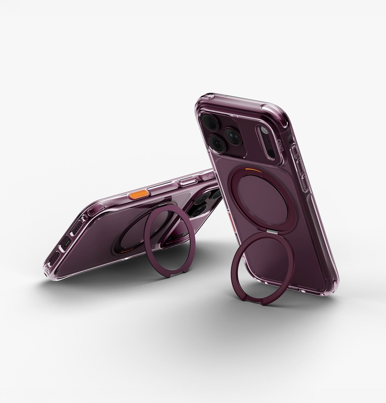 UNIQ Swivix 360 Rotating Kickstand iPhone 18 Pro Case – Deep Burgundy - image 6