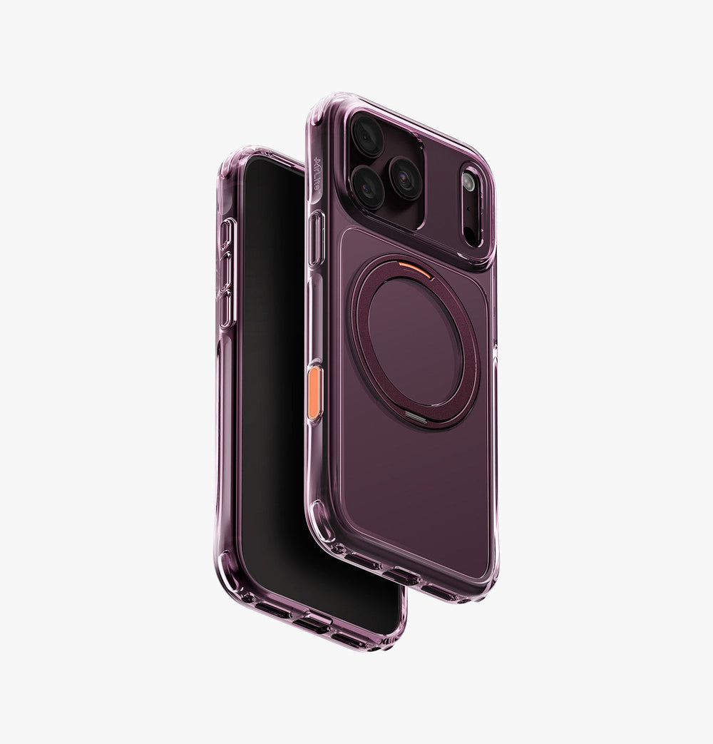 UNIQ Swivix 360 Rotating Kickstand iPhone 18 Pro Max Case – Deep Burgundy - image 1
