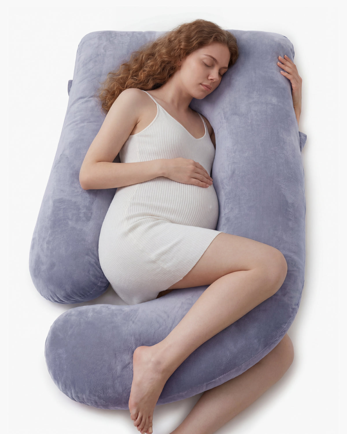 Momcozy Pregnancy Pillow U Shaped (Grey)