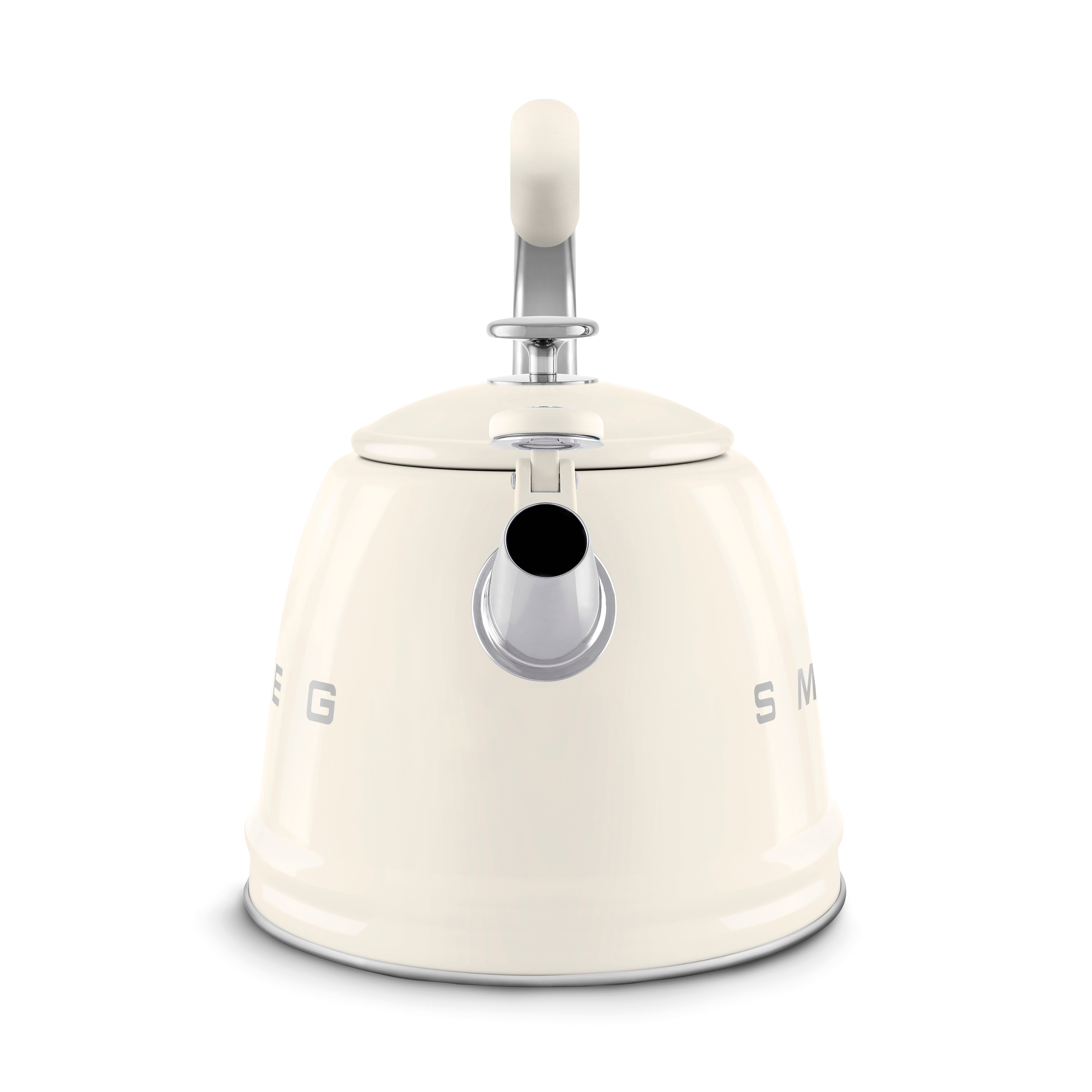 Smeg Whistling Kettle 50's Style Aesthetic - Cream
