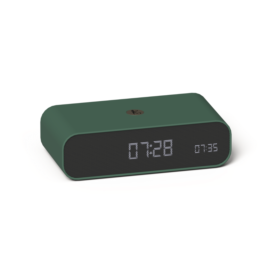 Kreafunk Wakie Nordic Green Alarm Clock & 15W Charger