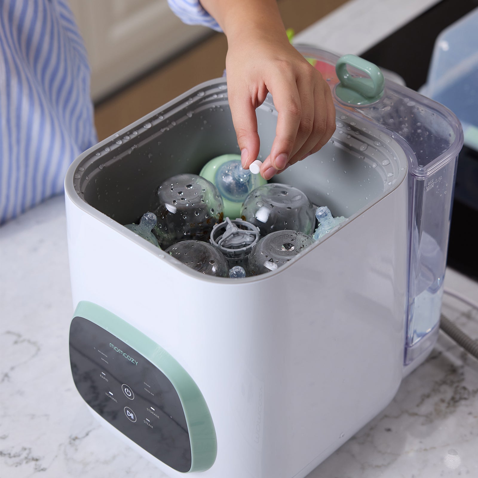 Momcozy Washing Block for Momcozy KleanPal Pro Baby Bottle Washer, 120 Tablets