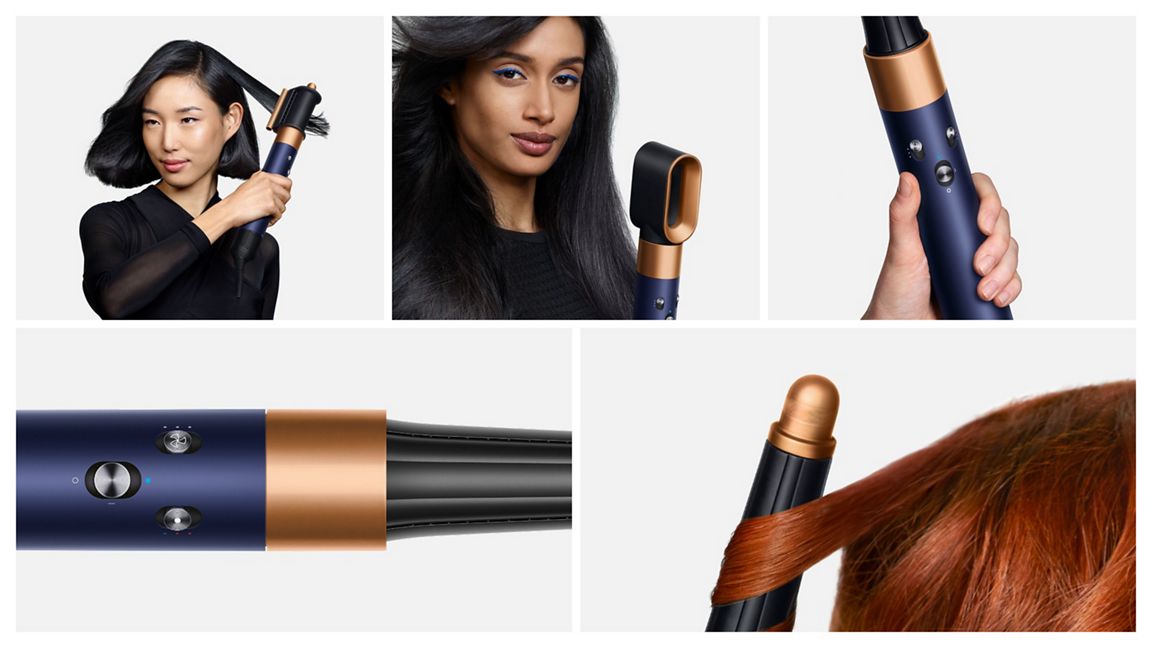 Dyson Airwrap i.d. multi-styler and dryer Straight+Wavy - Prussian Blue/Rich Copper