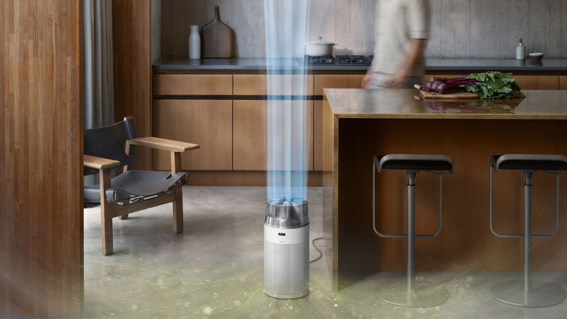 Dyson HushJet™ Purifier Compact - White/Silver