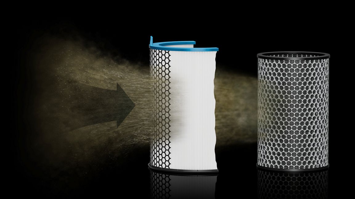 Dyson HushJet™ Purifier Compact - Black/Teal