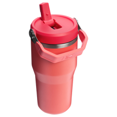 Ice Flow™ Flip Straw Tumbler | 0.59L - Hot Coral