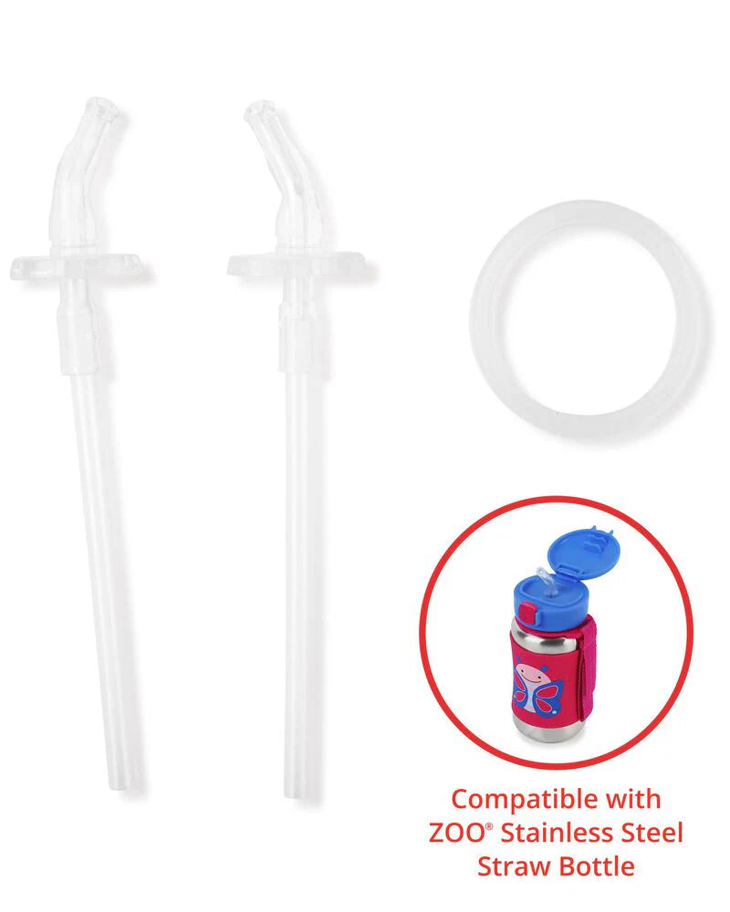 ZOO® Stainless Steel Straw Bottle Extra Straws - 2-Pack ZOO® Stainless Steel Straw Bottle Extra Straws - 2-Pack