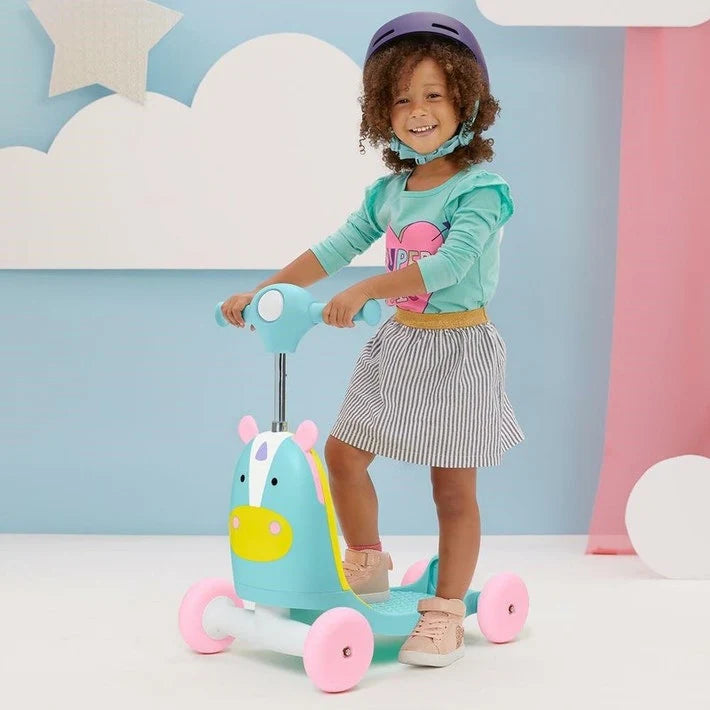 Zoo 3-in-1 Ride On Toy - Unicorn Zoo 3-in-1 Ride On Toy - Unicorn
