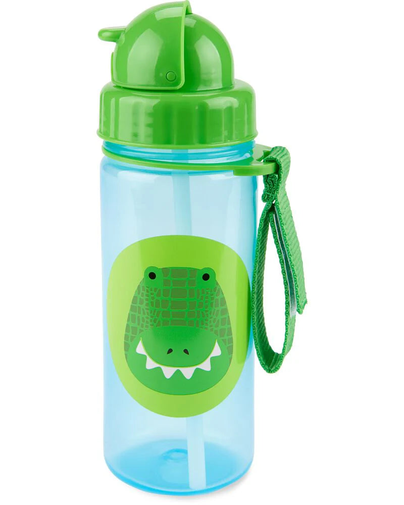 Zoo Straw Bottle - Crocodile Zoo Straw Bottle - Crocodile