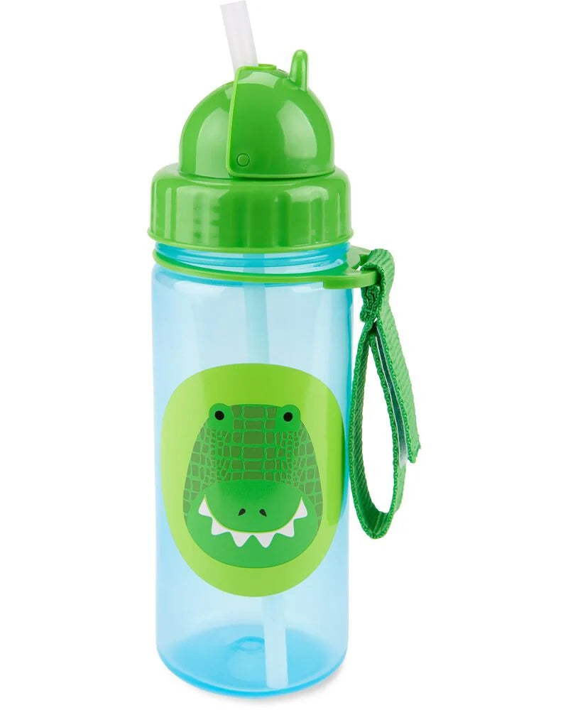 Zoo Straw Bottle - Crocodile Zoo Straw Bottle - Crocodile
