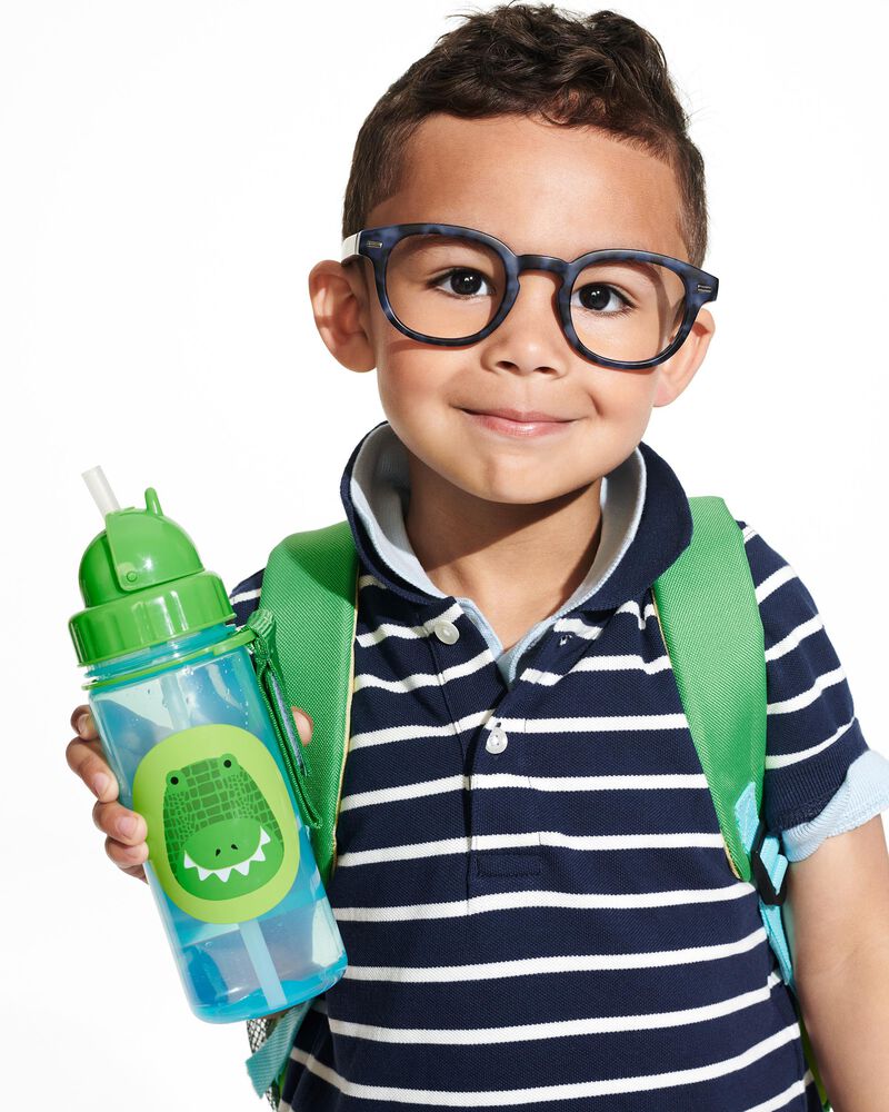 Zoo Straw Bottle - Crocodile Zoo Straw Bottle - Crocodile