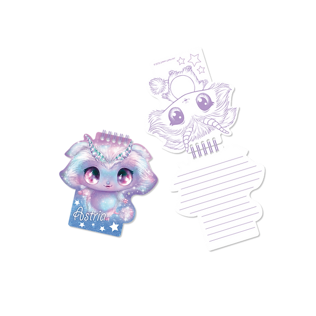 2-in-1 Fuzzy Notebook - Astria 2-in-1 Fuzzy Notebook - Astria