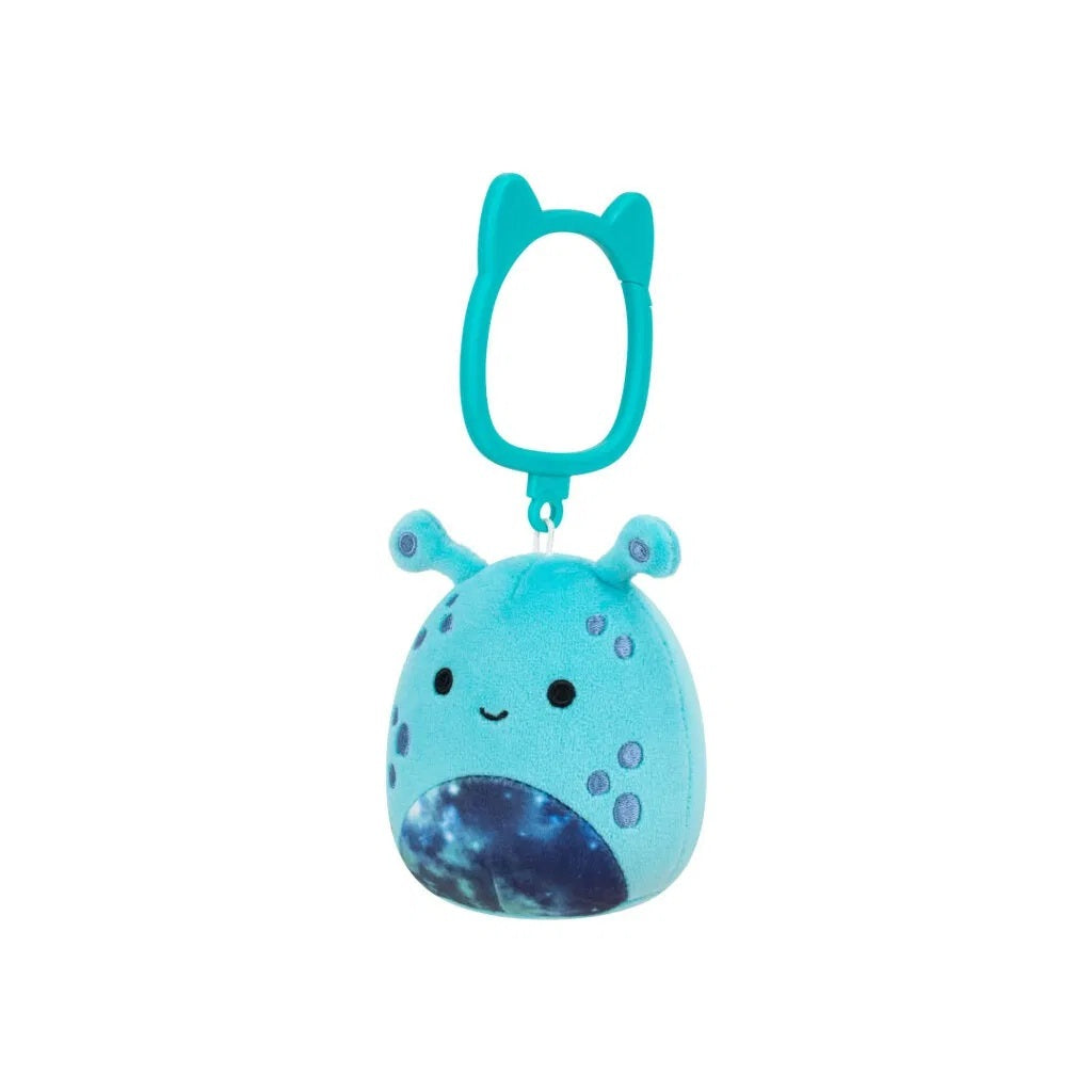 Squishmallows Clip-On Garth Teal Alien