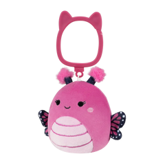 Squishmallows Clip-On Marcelina Pink Butterfly
