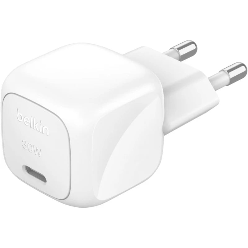 BELKIN 30W USB-C CUBE WALL CHARGER - White