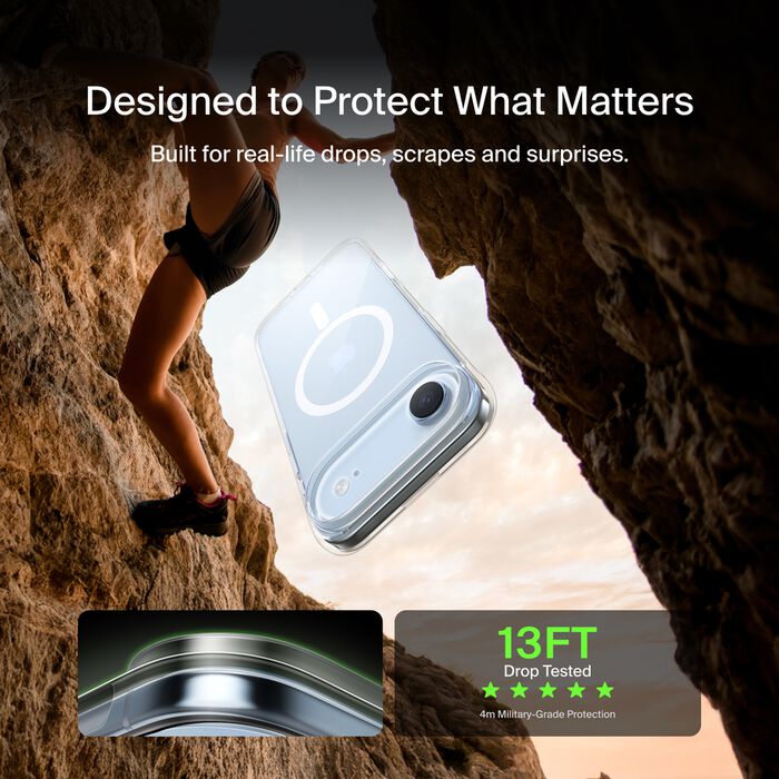 Belkin Clear Magnetic Case for iPhone Air