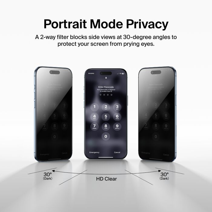 Belkin Invisiglass Privacy Screen Protector for iPhone Air