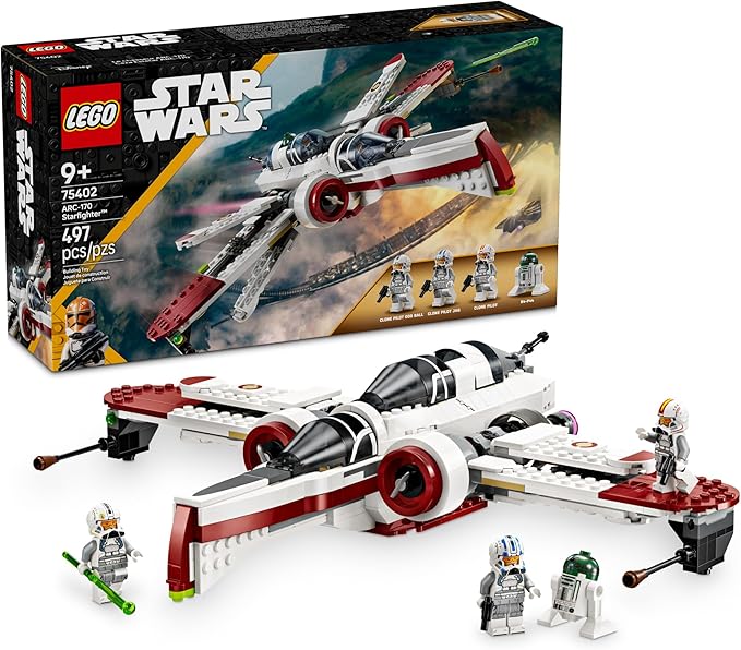 LEGO Star Wars: Revenge of The Sith ARC-170 Starfighter Spaceship , Ages 9+