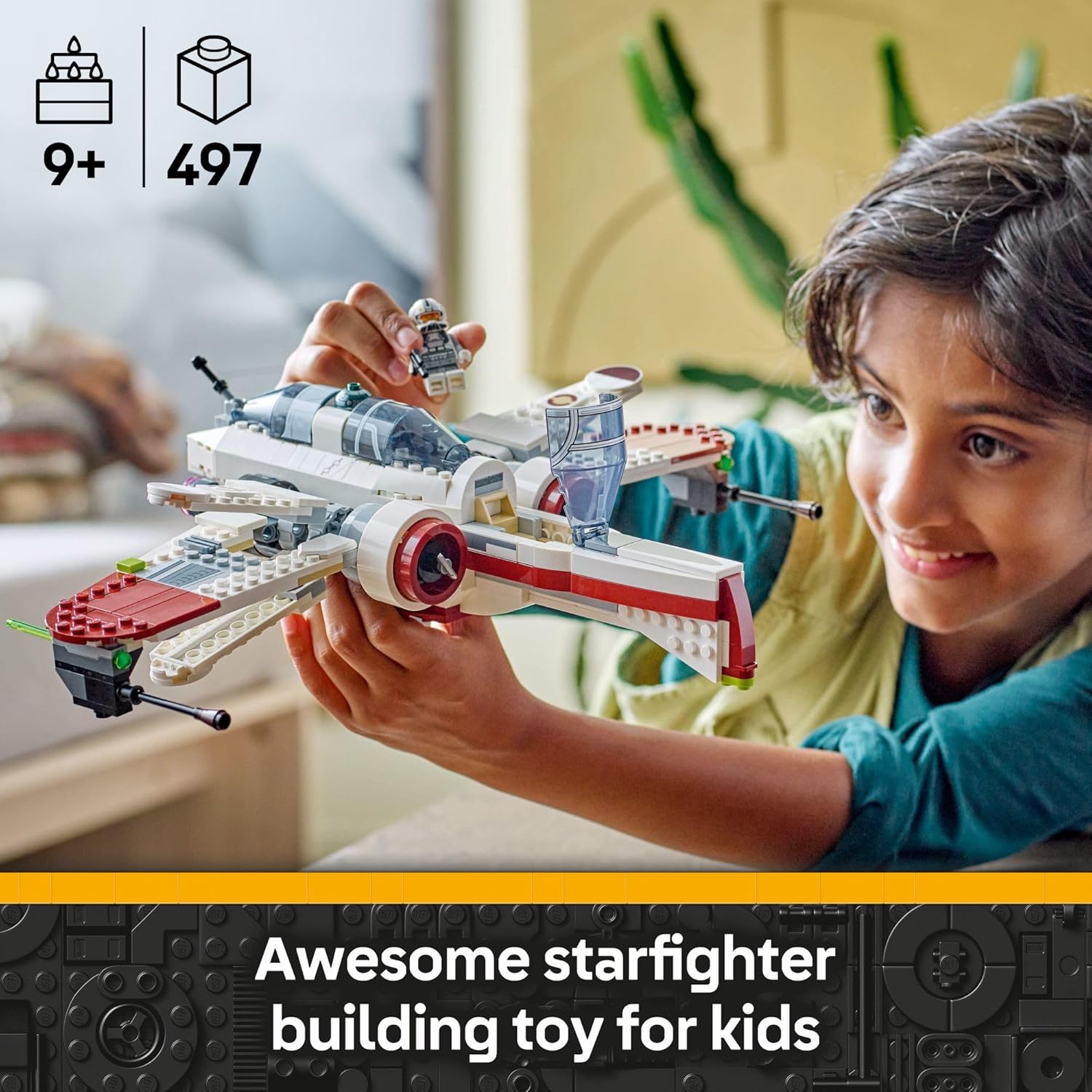 LEGO Star Wars: Revenge of The Sith ARC-170 Starfighter Spaceship , Ages 9+