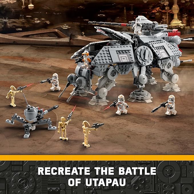 LEGO Star Wars at-TE Walker 75337 Poseable Toy, Revenge of The Sith , Ages 9+