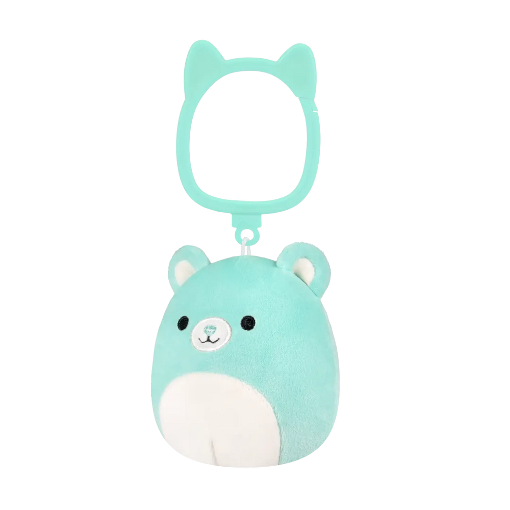 Squishmallows Clip-On Belinda Teal Bear
