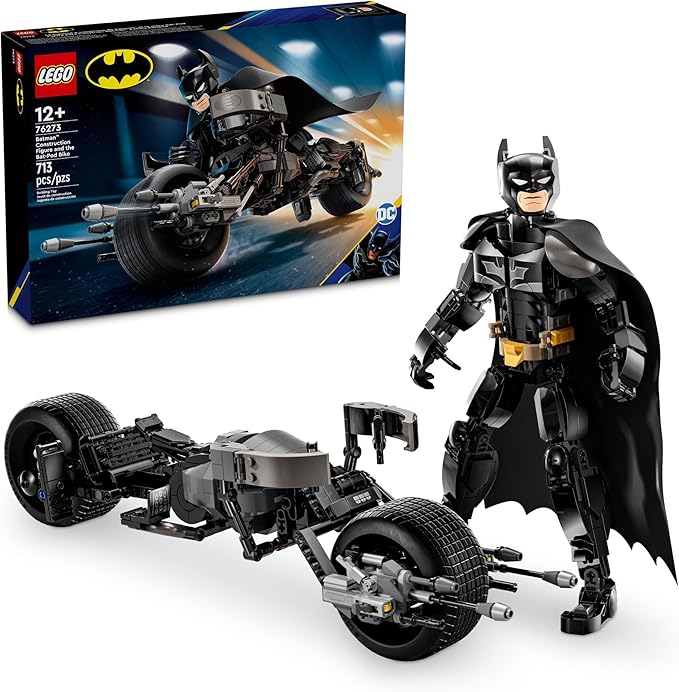 LEGO DC Batman Construction Figure & The Bat-Pod Bike , Ages 12+