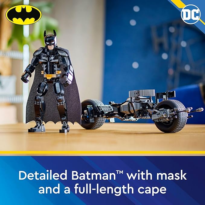 LEGO DC Batman Construction Figure & The Bat-Pod Bike , Ages 12+