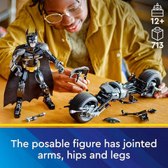 LEGO DC Batman Construction Figure & The Bat-Pod Bike , Ages 12+