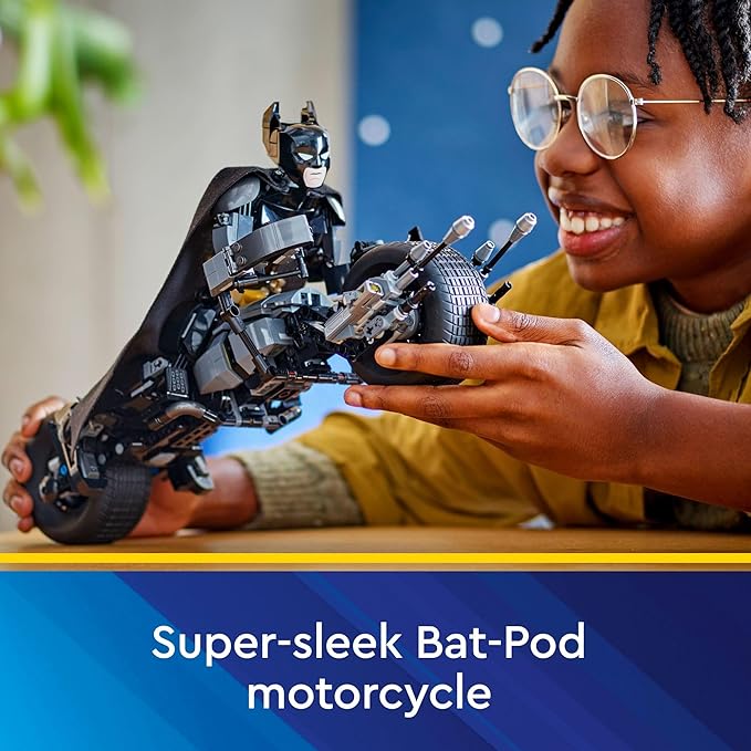 LEGO DC Batman Construction Figure & The Bat-Pod Bike , Ages 12+
