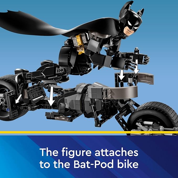 LEGO DC Batman Construction Figure & The Bat-Pod Bike , Ages 12+