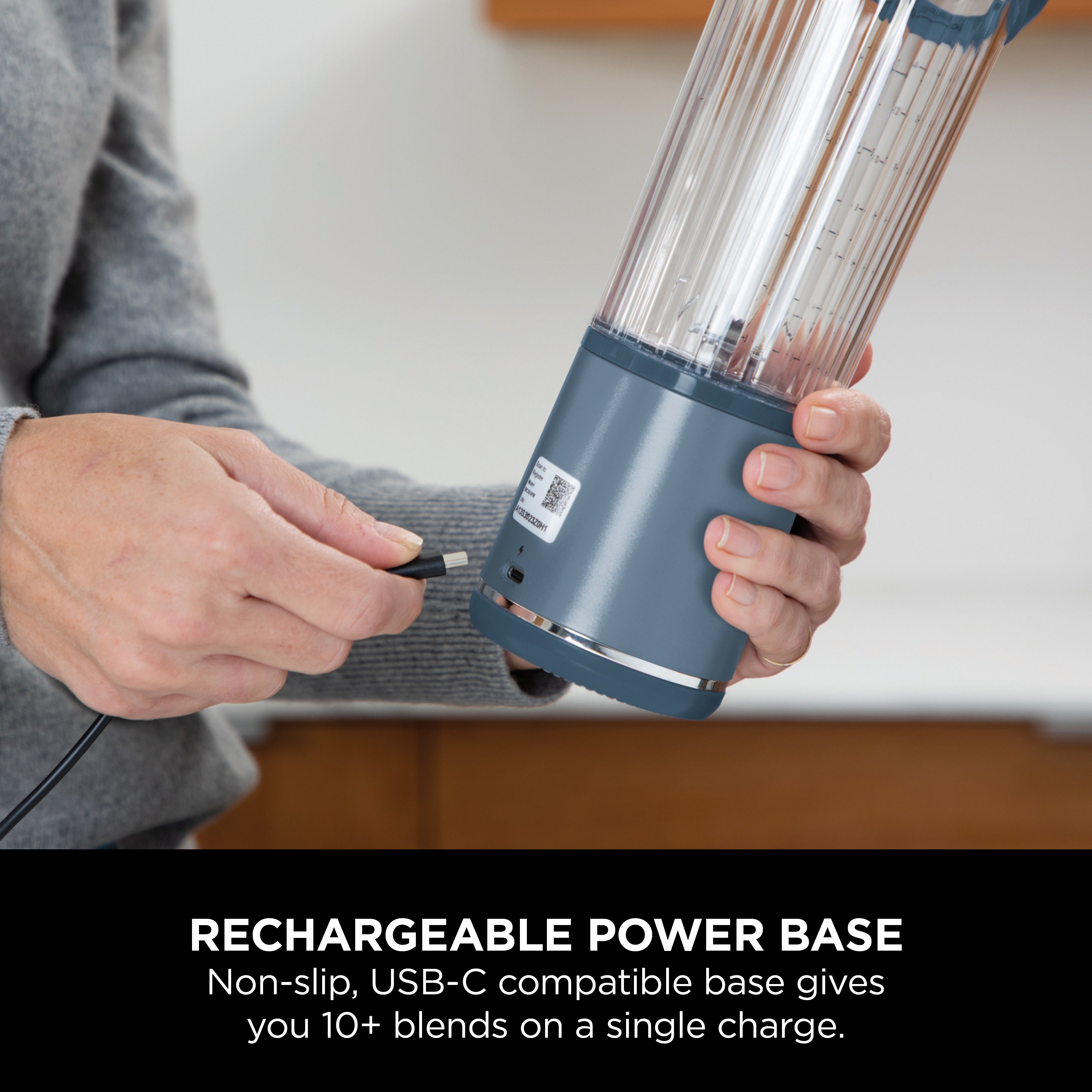 Ninja Blast Cordless Portable Blender – Blue Ninja Blast Cordless Portable Blender – Blue