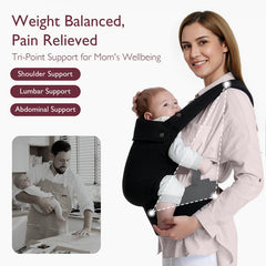 3-in-1 Baby Carrier - Black