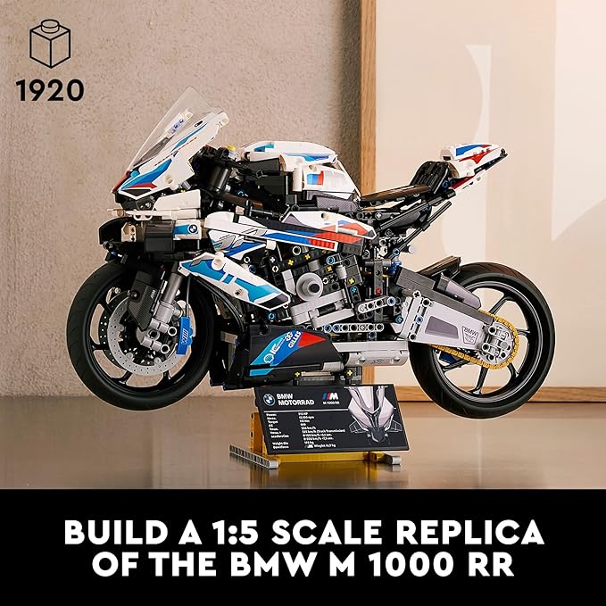 LEGO Technic BMW M 1000 RR 42130 Motorcycle , Ages 18+