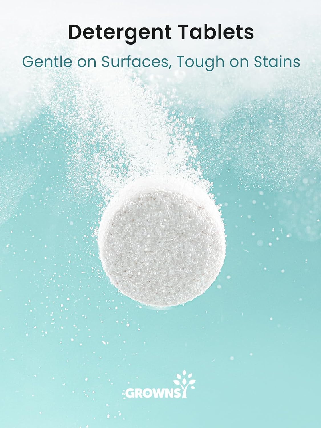 GROWNSY Bottle Washer Detergent Tablets - 130 Count