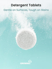 GROWNSY Bottle Washer Detergent Tablets - 130 Count