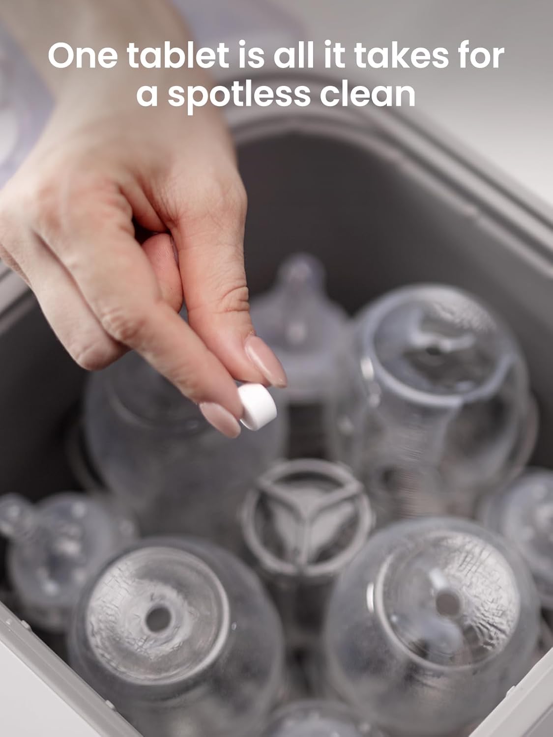 GROWNSY Bottle Washer Detergent Tablets - 130 Count