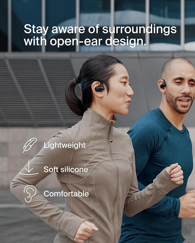 BELKIN SOUNDFORM BREEZE OPEN EAR TRUE WIRELESS EARBUDS - Black