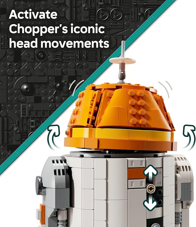 LEGO Star Wars: Ahsoka Chopper (C1-10P) Astromech Droid , Ages 10+