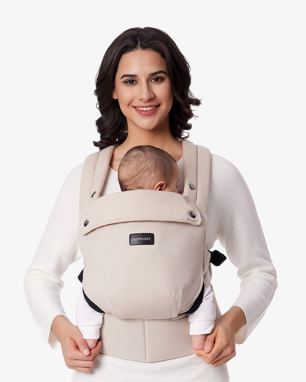 Momcozy Baby Carrier (Khaki, 3 Months+) Slings