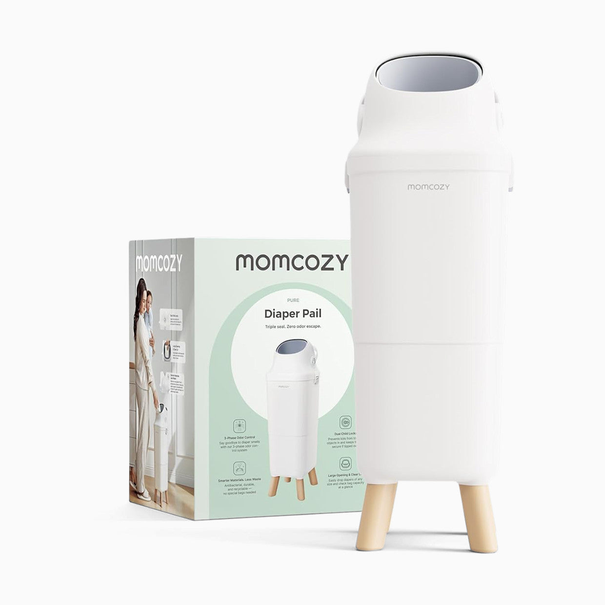 Momcozy Triple-Seal Diaper Pail