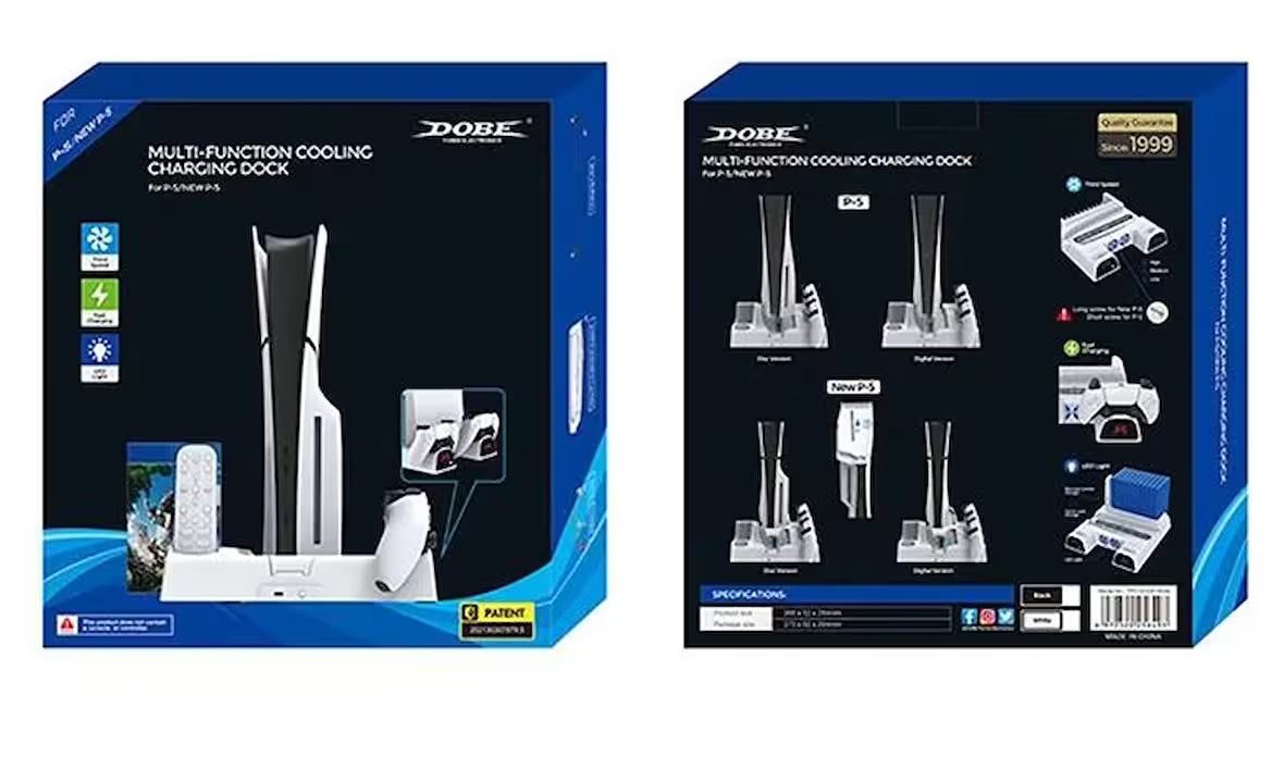 DOBE PlayStation 5 DualSense Charging Station