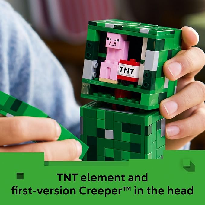 LEGO Minecraft The Creeper Kids Building Toy , Ages 10+