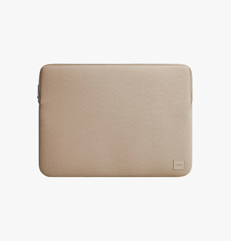 UNIQ Cyprus Textured Neoprene Water-Resistant sleeve 14 inch - Beige