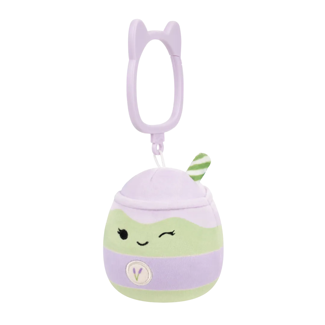 Squishmallows Clip-On Latchmi Lavender Matcha Latte