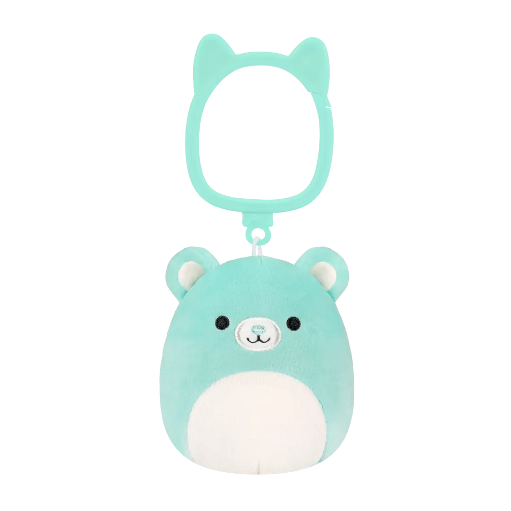 Squishmallows Clip-On Belinda Teal Bear