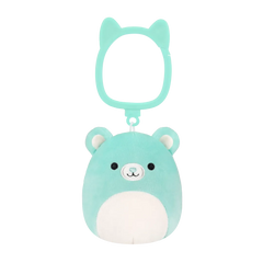 Squishmallows Clip-On Belinda Teal Bear
